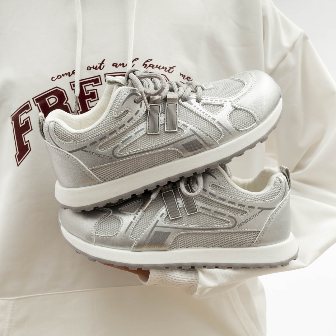 Damen Sportliche Freizeitschuhe mit rutschfester Sohle und atmungsaktivem Mesh-R&B