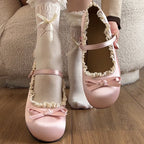 Damen Ballerinas mit verzierten Riemchen und Rüschendetails R&B
