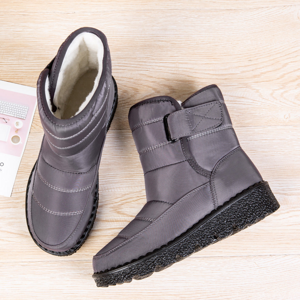 Damen Winterboots mit rutschfester Sohle und warmem Futter R&B