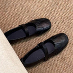 Damen Komfortable und elegante Ballerinas mit verstellbarem Riemchen R&B