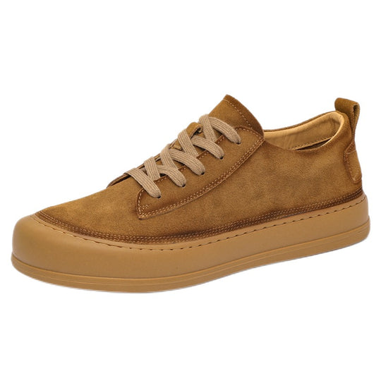 Damen bequeme Veloursledersneaker R&B