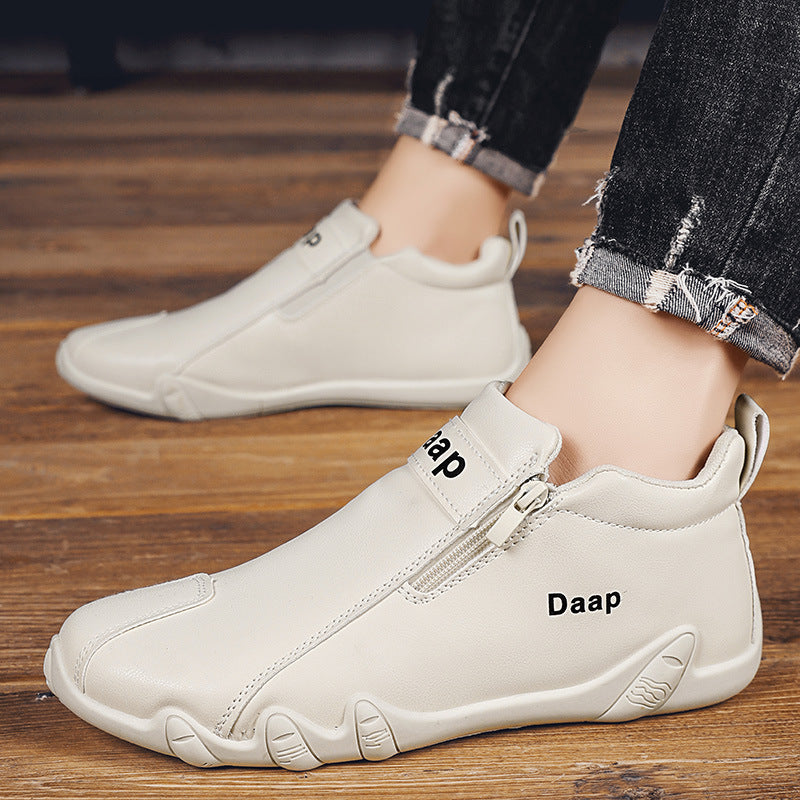 Damen Leichte und modische Stiefel mit Reißverschluss und gepolstertem Innenfutter R&B