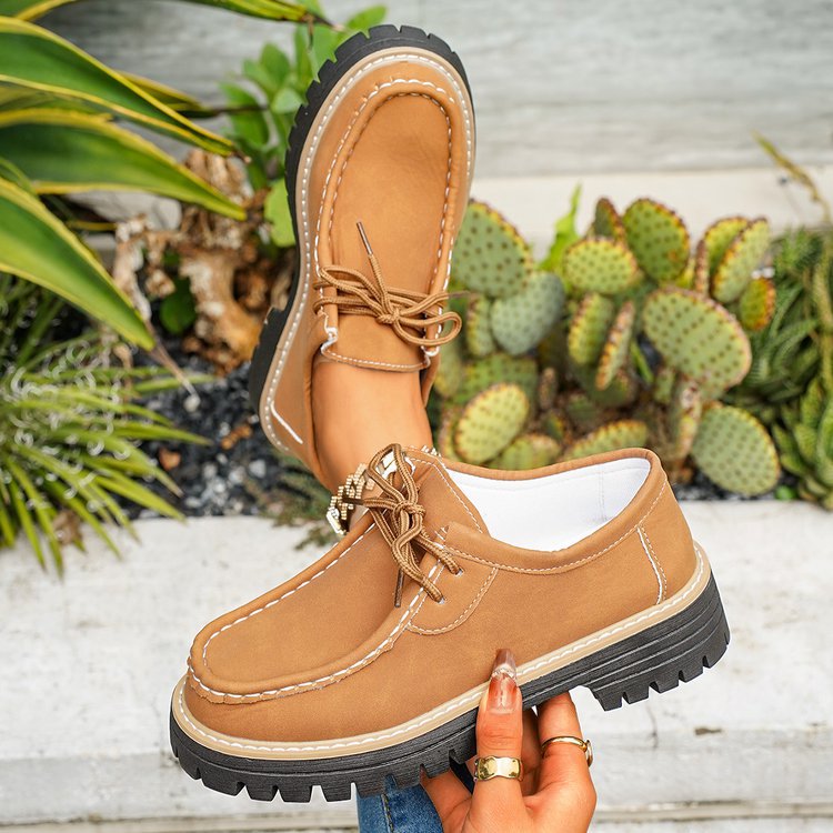 Damen Komfortable Walking-Schuhe mit stabiler Profilsohle und lässigem Design R&B