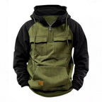 Herren funktionale Kapuzenjacke mit praktischen Taschen R&B
