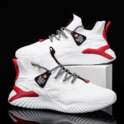 Damen Elastische Freizeitsneaker mit innovativer Strickoberfläche R&B