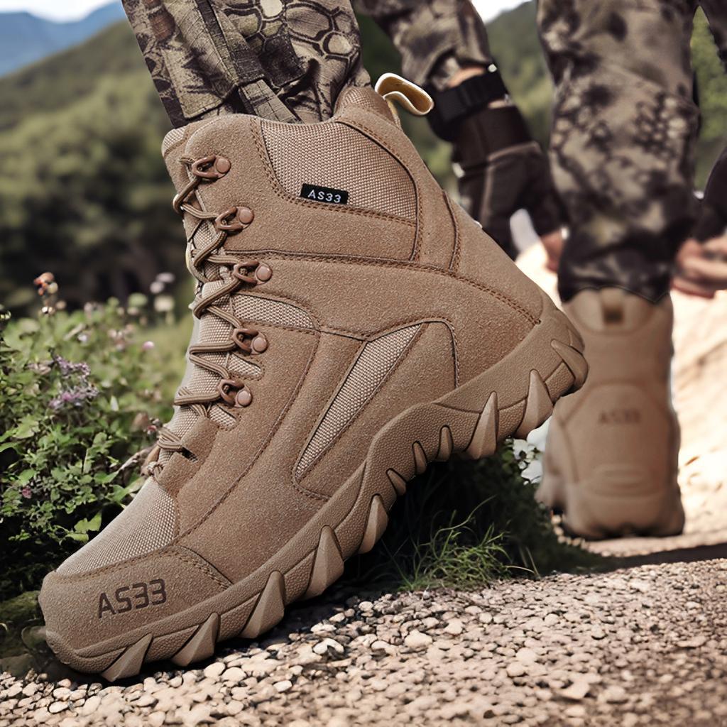 Herren Tactical Bergstiefel mit rutschfester Sohle und strapazierfähigem Obermaterial Heidi Mode