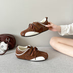 Damen Bequeme Sneaker mit elegantem Obermaterial und modischen Schnürdetails R&B