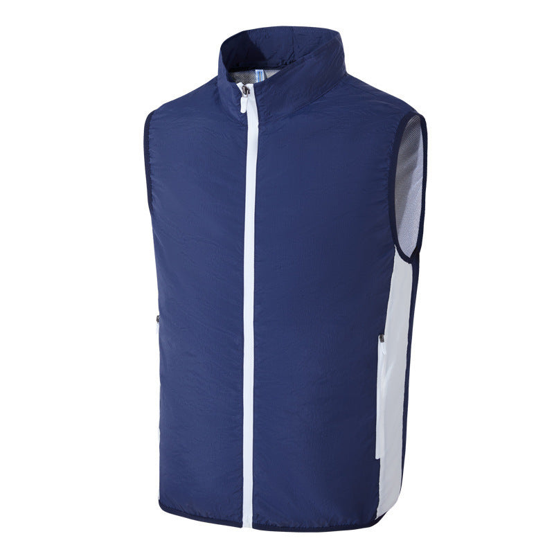 Damen leichte Sportweste mit atmungsaktiven Einsätzen und vielseitigen Taschen