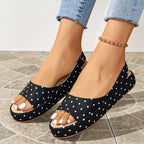 Damen Offene Sommerschuhe mit gepolstertem Fußbett R&B