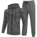 Herren Fleece-Jogginganzug mit strukturiertem Design R&B