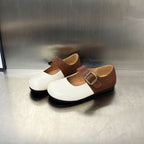Damen Ballerinas mit elegantem Riemen und strukturiertem Obermaterial R&B