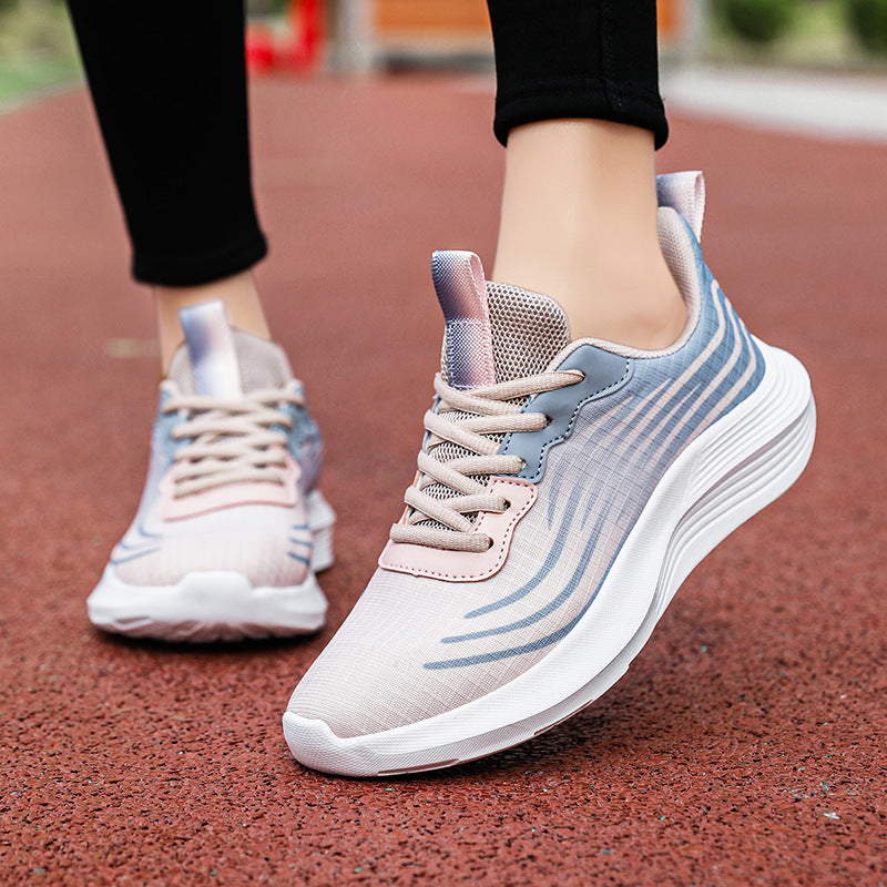 Damen Sportliche Leichtgewicht-Laufschuhe mit dämpfender Sohle