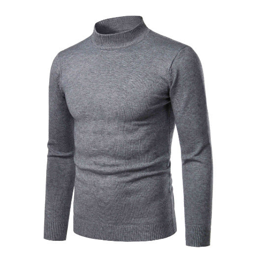 Herren Rollkragenpullover aus hochwertigem Strickmaterial mit feiner Textur R&B