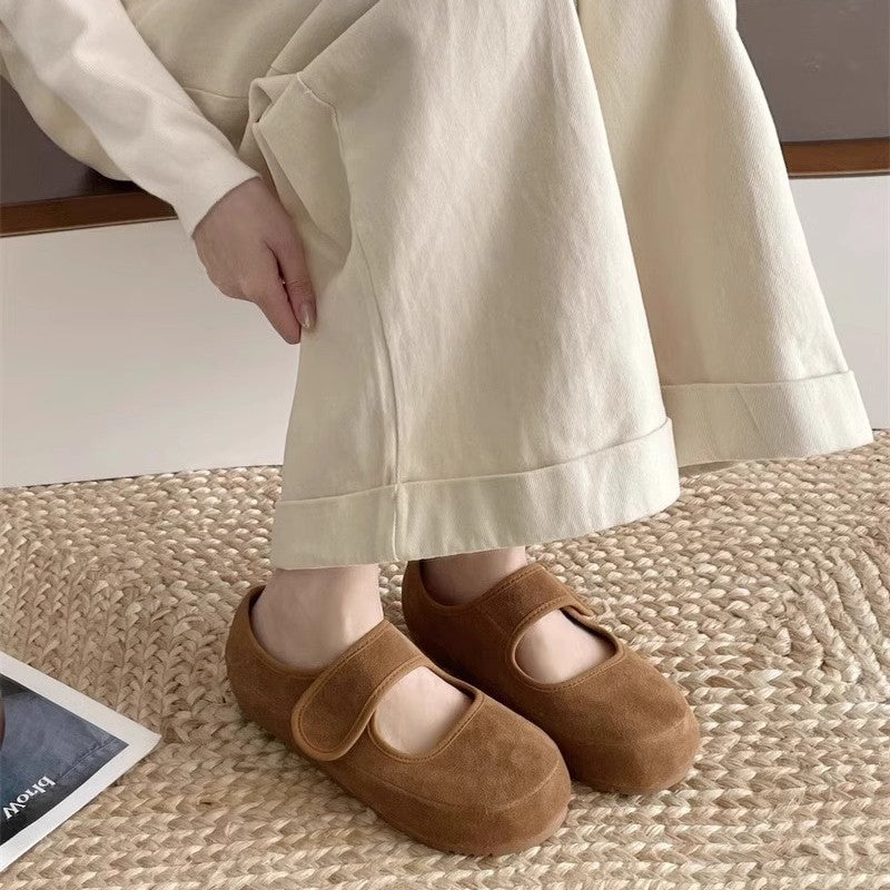 Damen Bequeme Clogs mit Klettverschluss und ergonomischer Sohle R&B