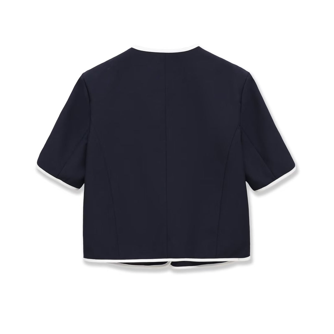 Damen Weit geschnittene Dress-Pants mit elastischem Bund und seitlichen Eingrifftaschen R&B