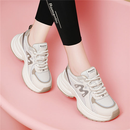 Damen Freizeit-Sneaker mit dämpfender Sohle und atmungsaktivem Obermaterial R&B