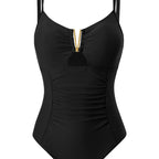 Damen Schwimmanzug mit Raffungen und elegantem Dekor R&B
