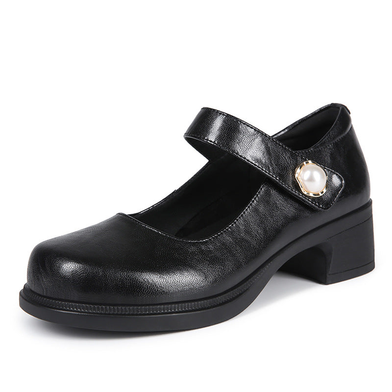 Damen Mary Jane Schuhe mit verstellbarem Riemen und bequemer Sohle R&B