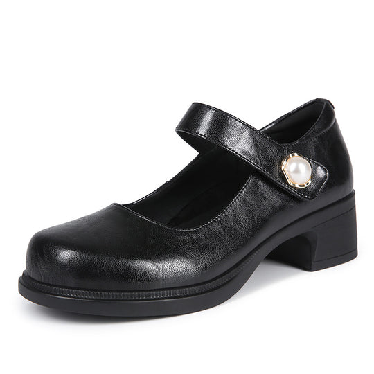 Damen Mary Jane Schuhe mit verstellbarem Riemen und bequemer Sohle R&B