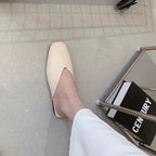 Damen offene Slipper mit modernem Kreuzschnitt und komfortabler Innensohle EB
