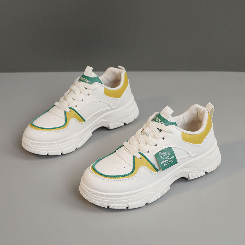 Damen Sportliche Chunky Sneakers mit atmungsaktiver Oberflächenstruktur R&B
