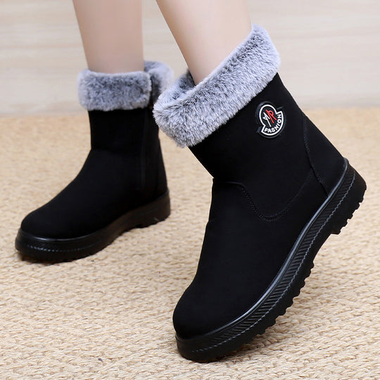 Damen Warme Winterstiefel mit weichem Innenfutter und rutschfester Sohle R&B