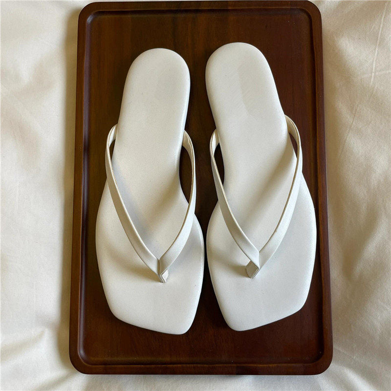 Damen Zehentrenner-Sandalen mit geschwungenem Fußbett und eleganter Riemenkonstruktion R&B