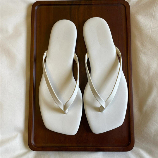 Damen Zehentrenner-Sandalen mit geschwungenem Fußbett und eleganter Riemenkonstruktion R&B