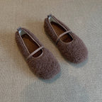 Damen Fleece Ballerinas R&B
