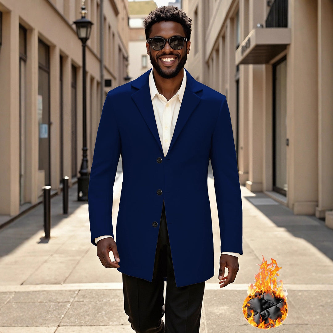 Herren eleganter und modischer Langmantel R&B