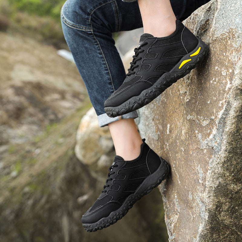 Herren atmungsaktive Sneakers mit rutschfester Sohle R&B