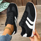 Damen Sportliche Sneakers mit atmungsaktiver Mesh-Oberfläche und klassisch-modernem Design R&B