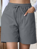R&B | Große Shorts mit hoher Taille und weitem Bein