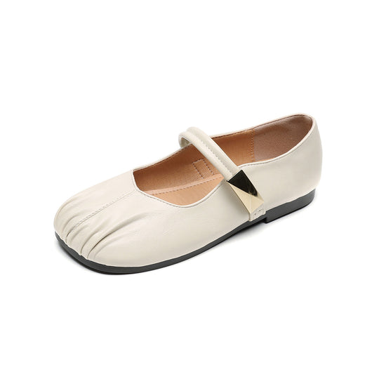 Damen Ballerinas mit dekorativem Riemen und modischem Akzent R&B