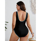 Damen Badeanzug mit stylishen Verzierungen