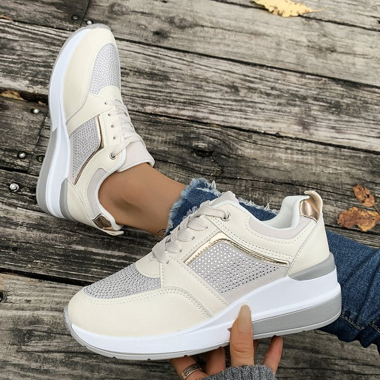 Damen Sportliche Sneakers mit atmungsaktiver Mesh-Oberfläche und dämpfender Sohle R&B
