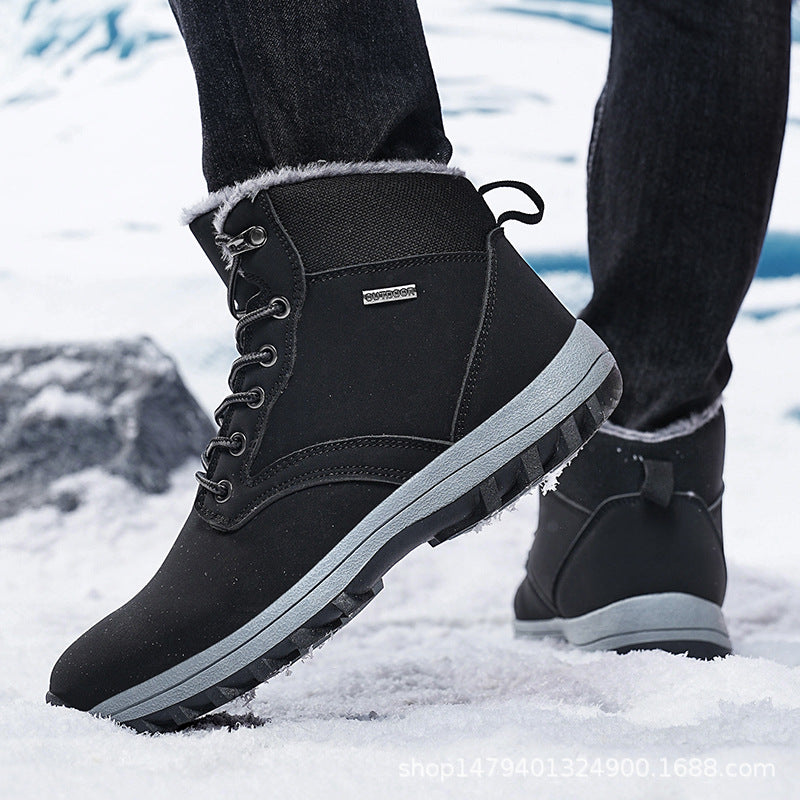 Damen Wärmeisolierte Winterstiefel mit rutschfester Sohle und kuscheligem Innenfutter R&B