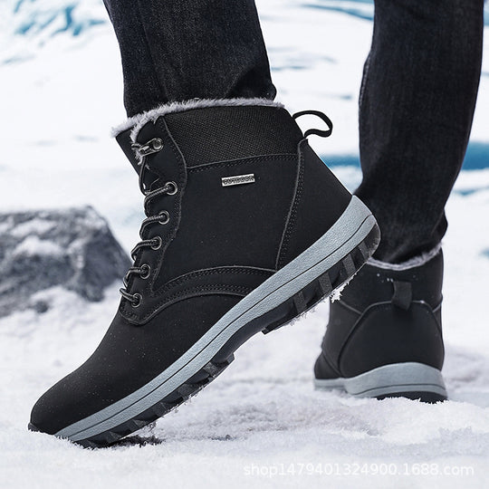 Damen Wärmeisolierte Winterstiefel mit rutschfester Sohle und kuscheligem Innenfutter R&B