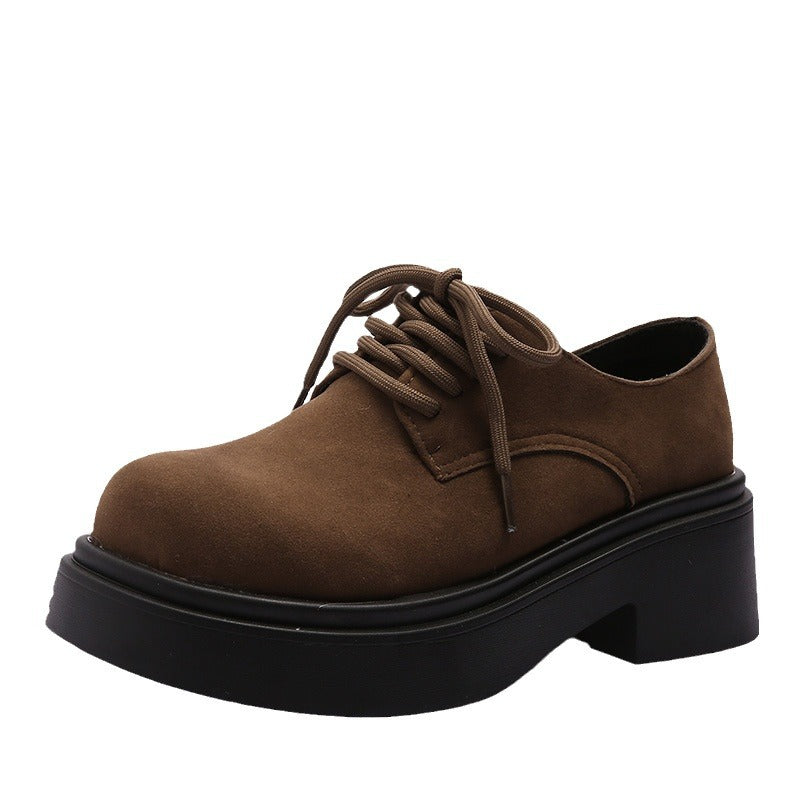 Damen Bequeme Schnürschuhe aus Wildleder mit rutschfester Sohle R&B