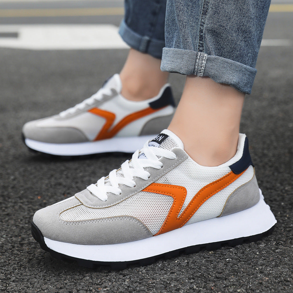 Damen Sportliche Sneaker mit atmungsaktivem Netzmaterial von R&B