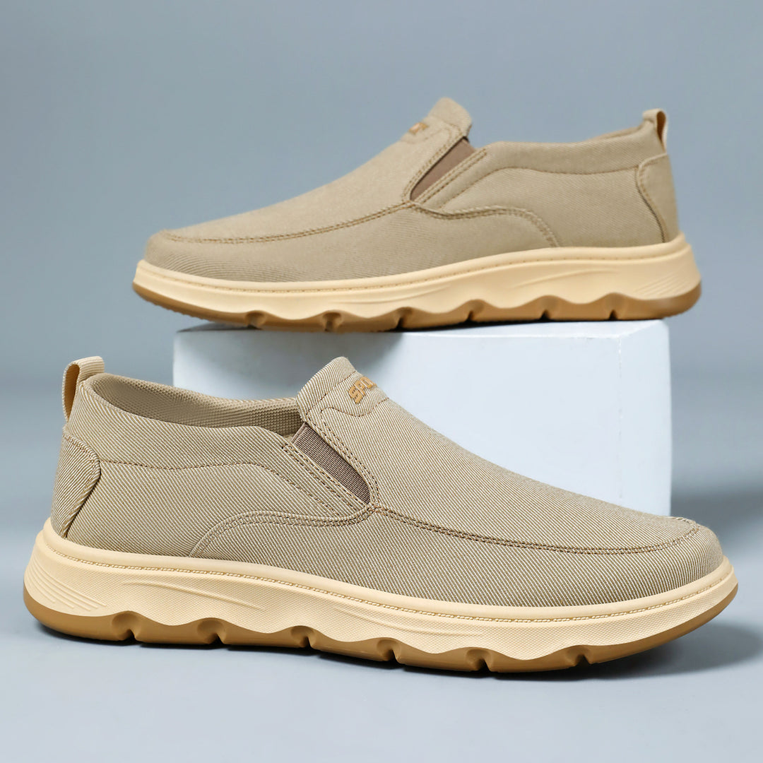 Damen Slip-On Freizeitschuhe mit rutschfester Sohle und atmungsaktiver Textiloberfläche R&B