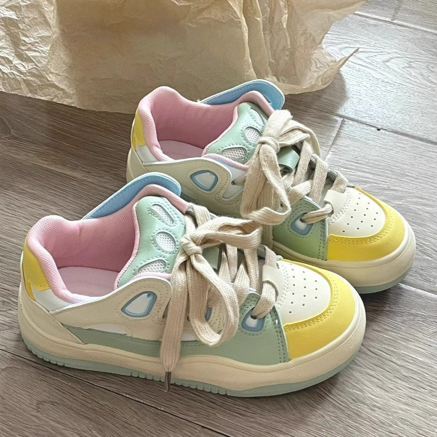 Damen Modische Sneakers mit atmungsaktiven Einsätzen und bequemer Dämpfung R&B