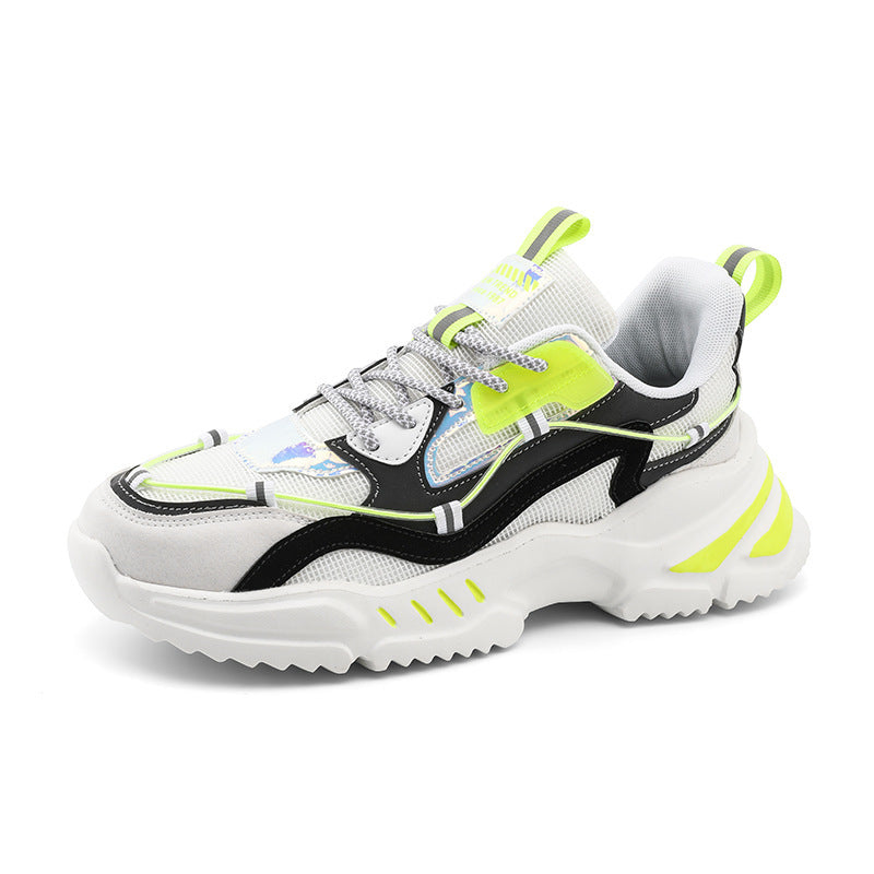 Damen Sportliche Streetwear-Sneaker mit gepolsterter Sohle und atmungsaktiver Struktur R&B