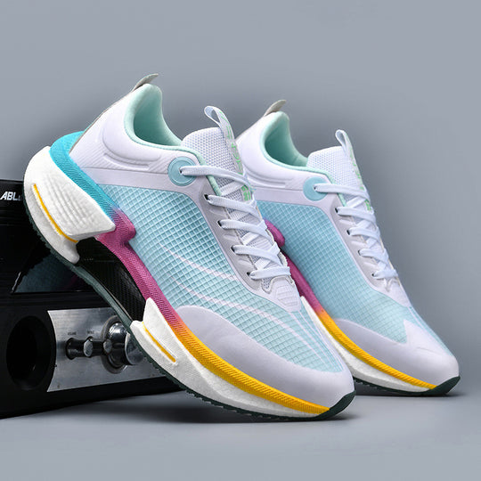 Damen sportliche Leichtathletik-Sneaker mit atmungsaktiver Mesh-Oberfläche R&B