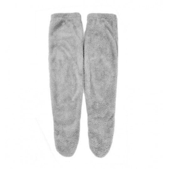 Damen Kuschelige Overknee-Socken aus weichem Fleece R&B