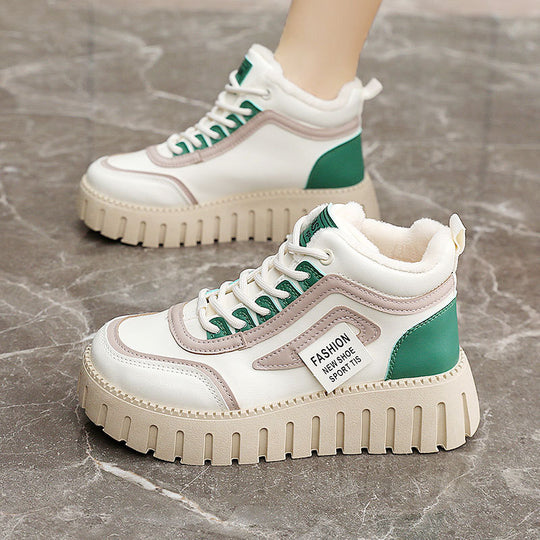 Damen High-Top Sneaker mit dämpfender Sohle und atmungsaktivem Design R&B