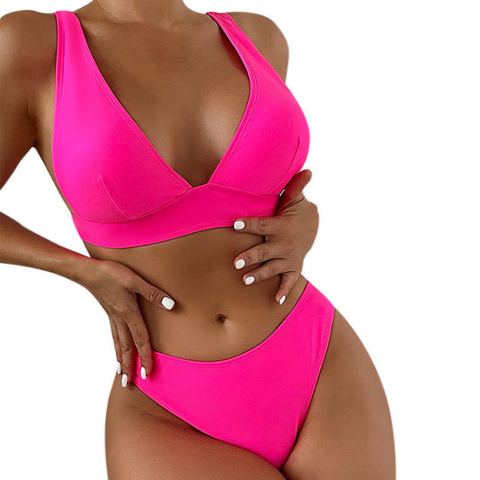 Damen komfortabler Triangel-Bikini R&B