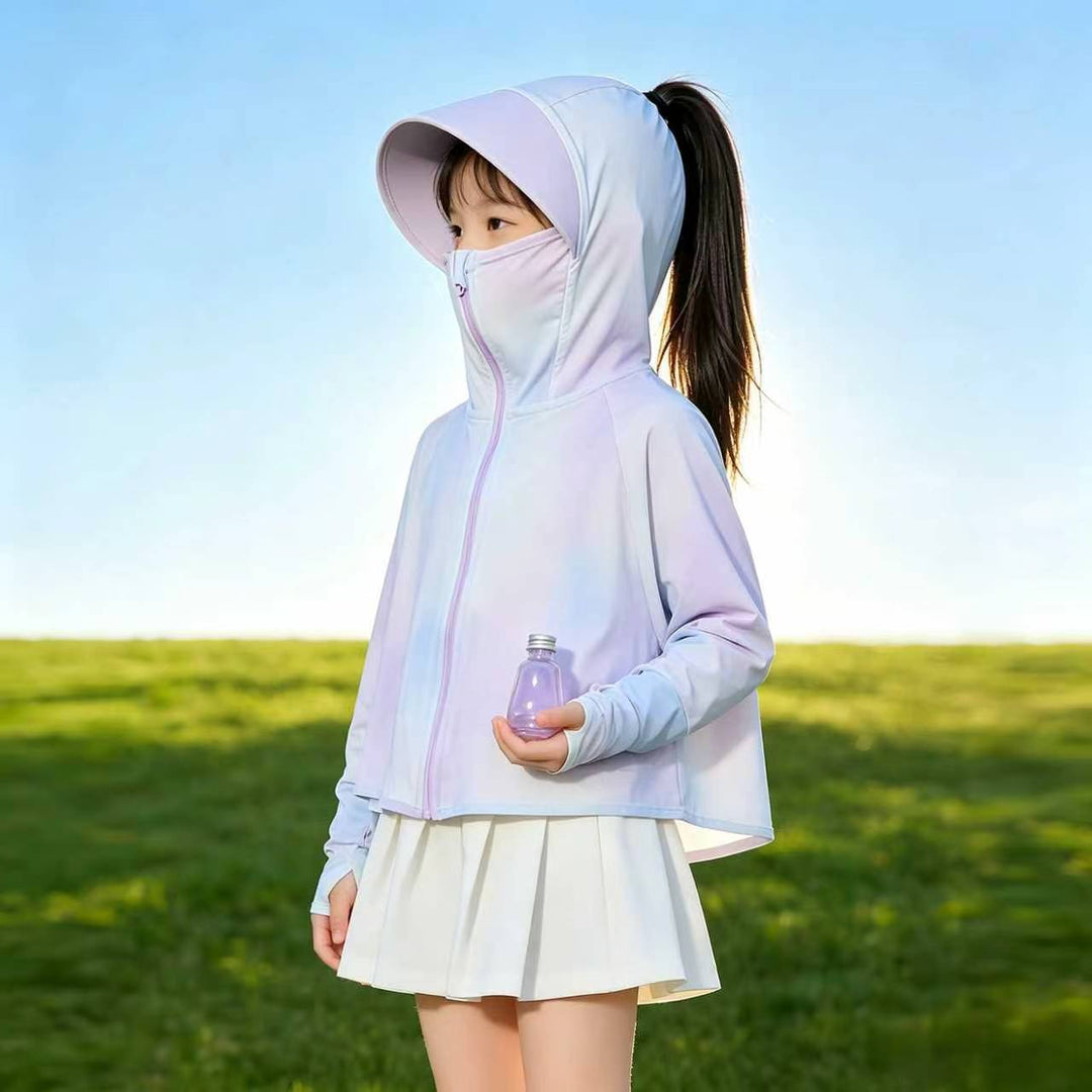 Mädchen Atmungsaktive UV-Schutzjacke R&B