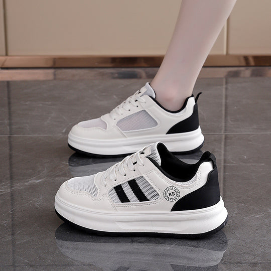 Damen Sportliche Sneakers mit atmungsaktiver Mesh-Oberfläche und stabilisierender Sohle R&B