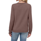 Damen eleganter gestreifter Pullover R&B